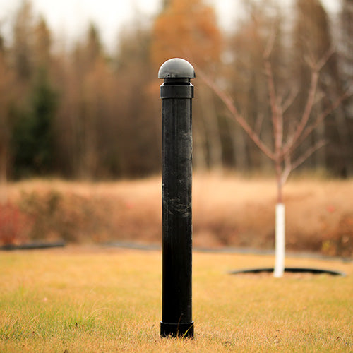 Conduite de ventilation noire pour système septique