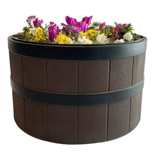Decorative lids for concrete septic tanks