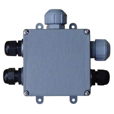 Boîtier De Jonction Métallique Bleu Uxcell - 230x185x100mm Pour Projet électronique